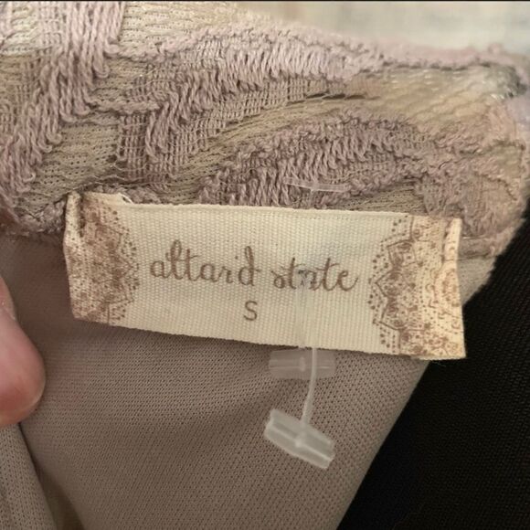Altar’d State beige lace A-line dress, size small - Picture 2 of 7